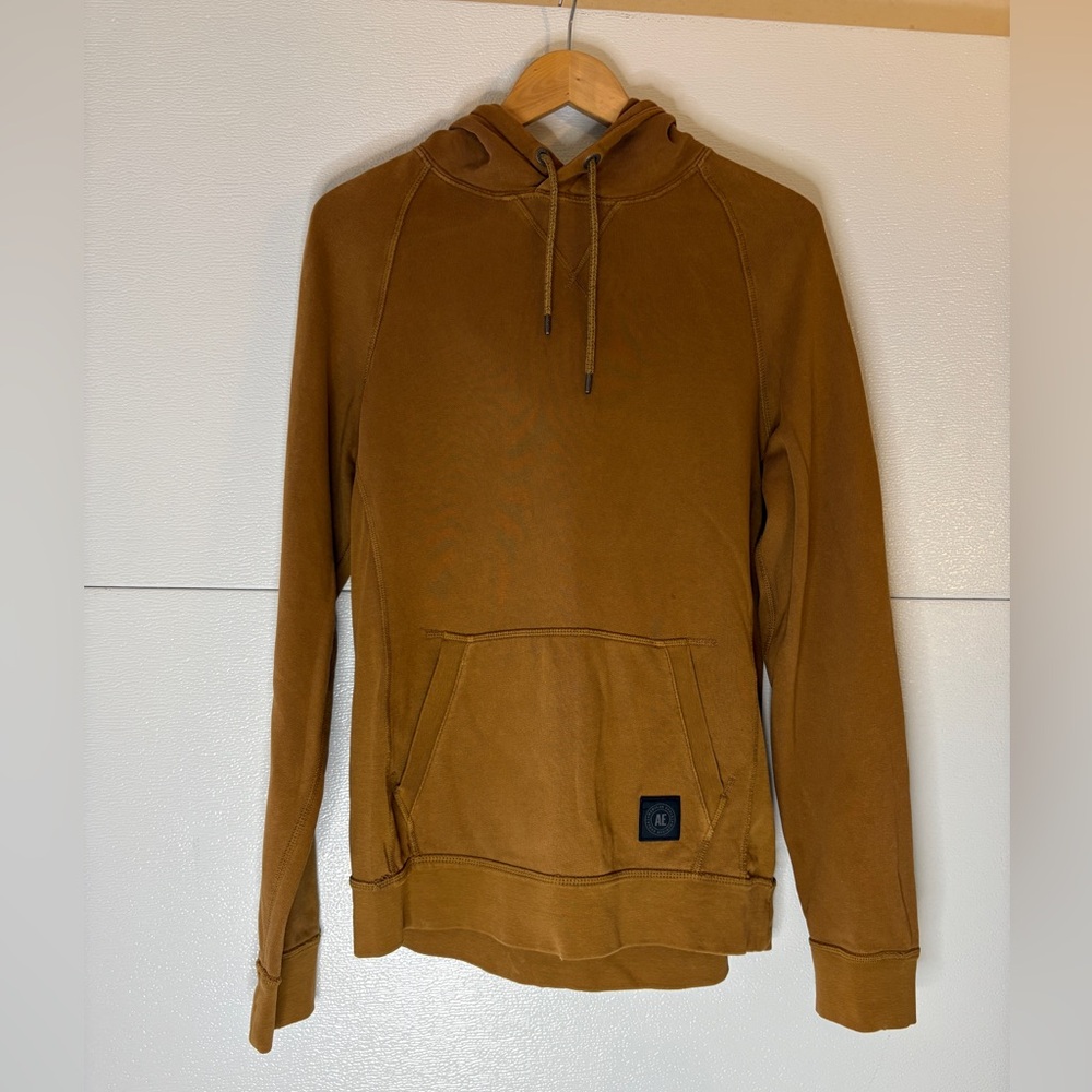 American Eagle Outfitters Cotton Tobacco Long Sleeve Hoodie Urban BaseLayer S/P